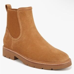 VINCE Rue chelsea boots women’s Suede ankle lug sole shoes $395 sz 10